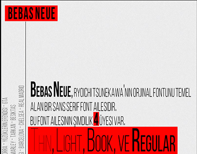 Bebas Neue | Font Typography