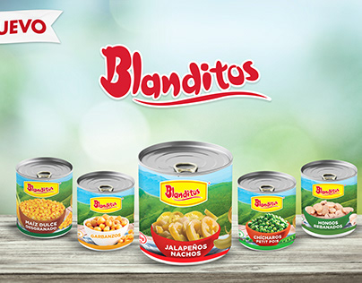 Packaging Latas de Vegetales - Blanditos