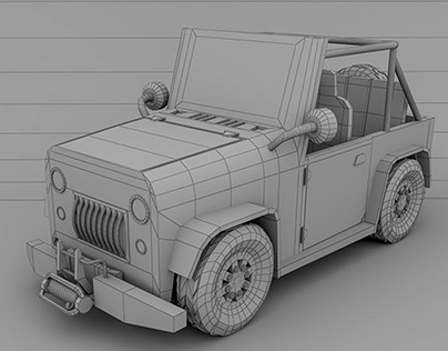 Project thumbnail - Low Poly Jeep Chartoonistics