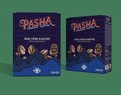Pasha Turkish coffee Package Design