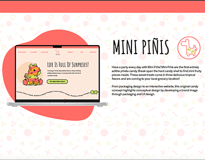Mini Piñis - Brand, Package, & UI Design (2023)
