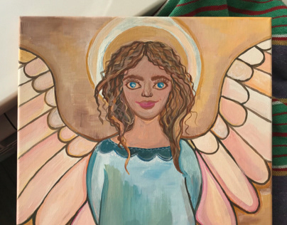 Angel painting