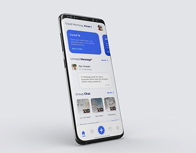 Landing Page Mobile App Design | Group Chat