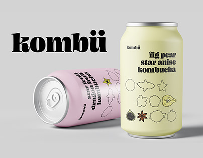 kombü – kombucha packaging design