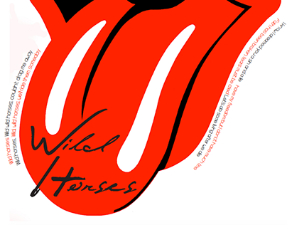 "Wild Horses" Lyrics Posters
