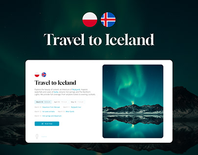 Travel to Iceland from Poland Landing Page