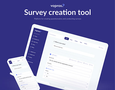 Vopros? Survey creation tool