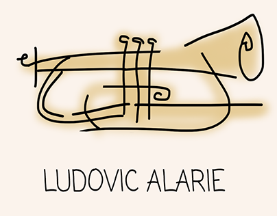 Ludovic Alarie indie band design (study)