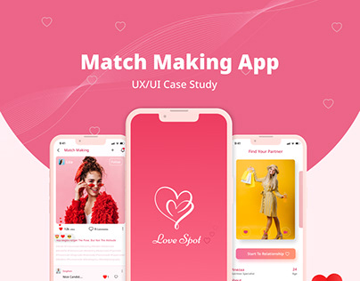 Match making app UX/UI case study