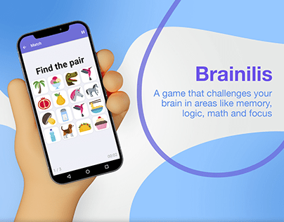Brainilis | Brain Games App Design