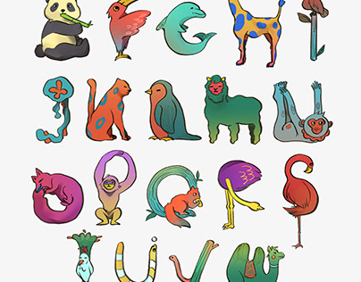 Animal Alphabet Sheet
