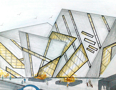 Frank Gehry Museum sketch