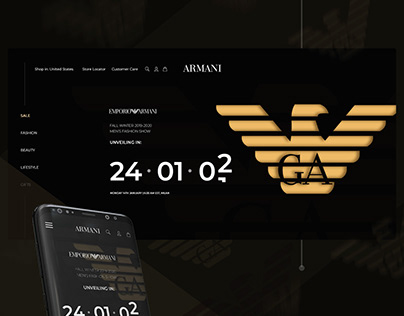 GIORGIO ARMANI | Website Redesign