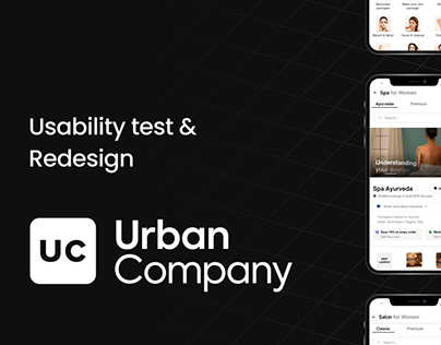 Urban Company - Usability and Redesign