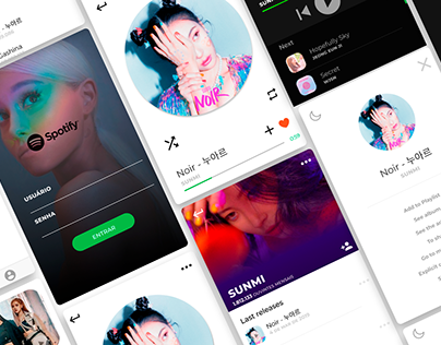 Redesign Spotify app