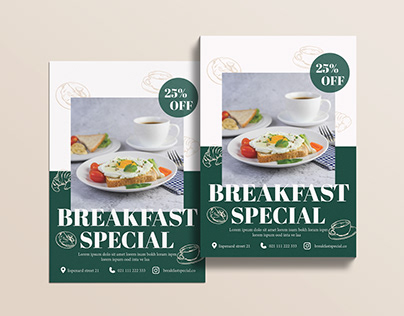 breakfast special flyer design