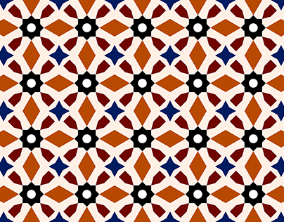 Moroccan Zellige Tile Pattern Design