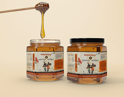 Mahua Honey Label