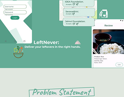 LeftNever: An app for leftover deliveries.