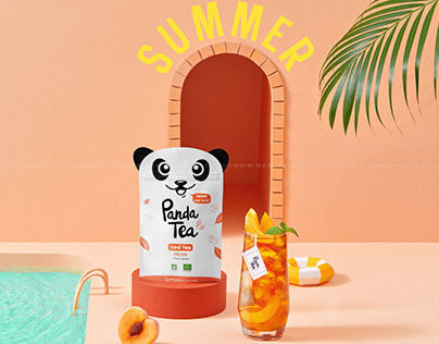 SUMMER Panda Tea by MAKI Studio