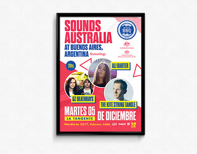 Poster Sound Australia at Bs. As. Argentina