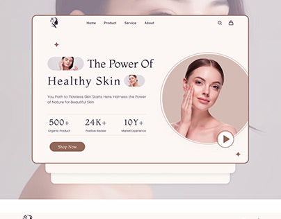 Skincare & Beauty Landing Page