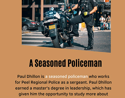 Paul Dhillon Peel Police - A Seasoned Policeman