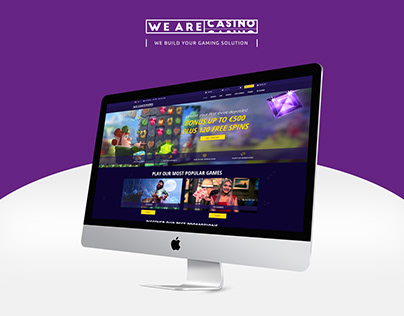 WeAreCasino - Landing Page betting website