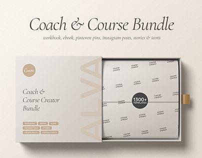 6 in 1 Coach and Course Creator Bundle | CANVA
