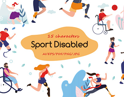 Sport Disabled Flat Collection