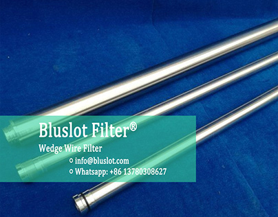 Self cleaning wedge wire filter - bluslot filter