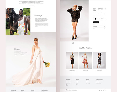 Web UI Design for Online Boutique