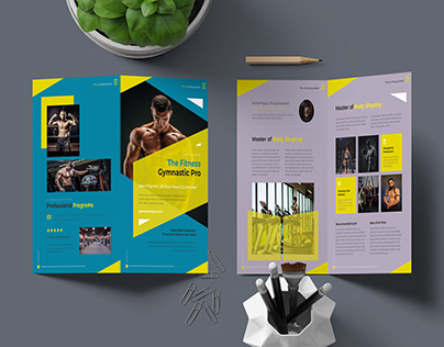 Gymnastic Bifold Brochure Design