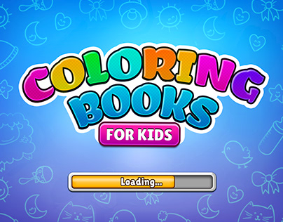Kids Coloring App | Game UI and Game Graphics