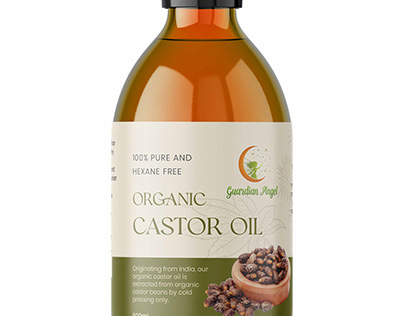Castor Oil Label Desain
