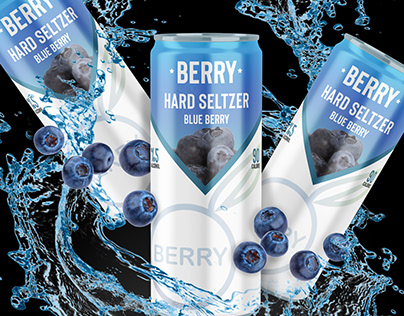 Berry Hard Seltzer brand design