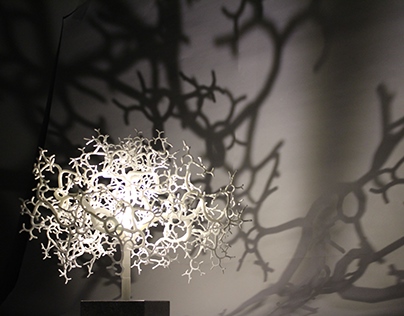 3D printed shadow tree using genetic fractal paradigm