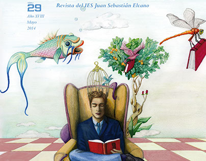 Ilustración para la portada de la Revista 'El Perícano'