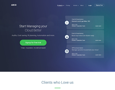 Cloud management platform