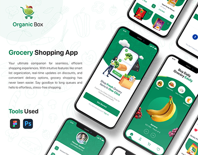 Grocery Shopping App UI Design