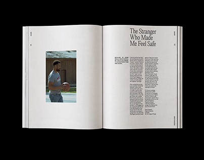 magazine layout / midpaper — personal stories