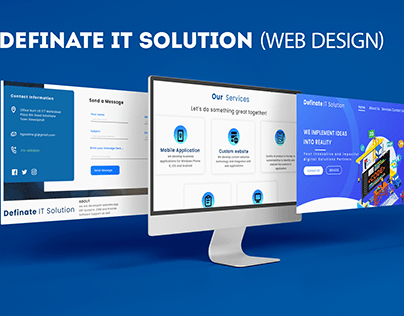 Project thumbnail - Definate IT Solution Web Design