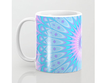 Winter Star Mandala Coffee Mug