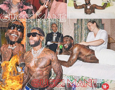 Gucci Mane cover art concept