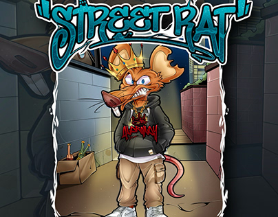 Cartoon Street Rat
