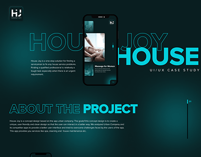House Joy Concept App Design Case study