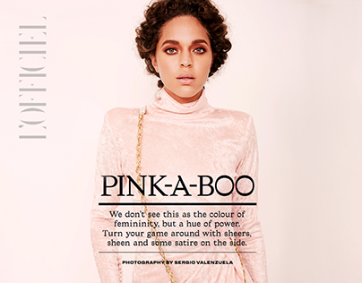 PINK-A-BOO for L'officiel India