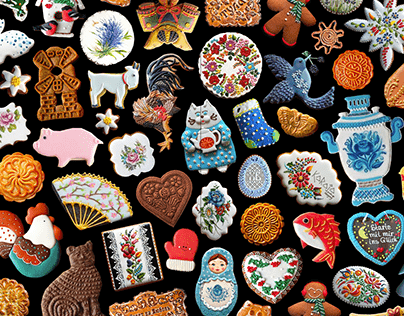 History of gingerbread — Book design