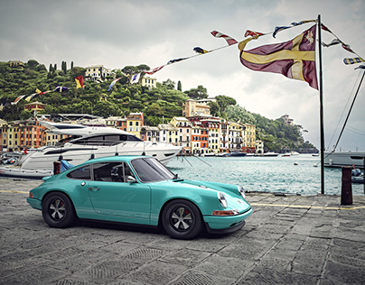Porsche 911 Malibu reimagined by singer