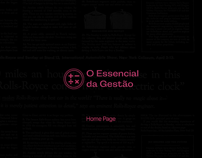 Home Page — O Essencial da Gestão